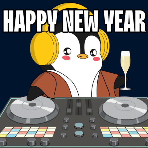 New Year Party GIF by Pudgy Penguins