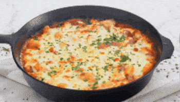 Cheezy Baked Gnochhii GIF