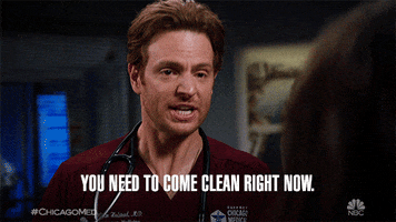 You Need To Come Clean Right Now GIF by One Chicago