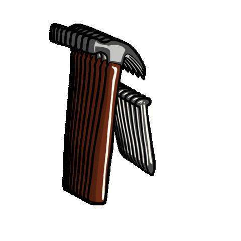 Hammer Sticker by Pima JTED