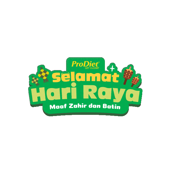 Hariraya Sticker by ProDiet Malaysia
