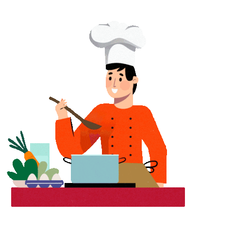 Chef Cooking Sticker by BILLA_CZ