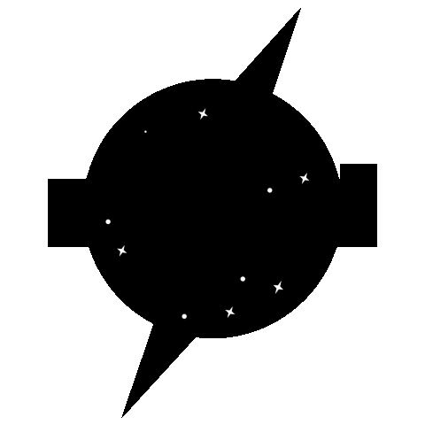 Lightning Strike Space Sticker by Revealed Recordings