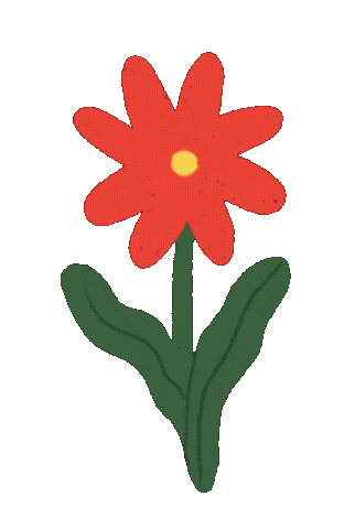 Spring Break Flower Sticker