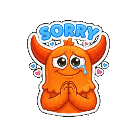 Sorry Forgive Me Sticker by Momo & Tulus