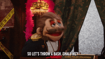 Celebrate Shall We GIF by Crank Yankers