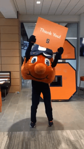 Dance Thank You GIF by Syracuse University