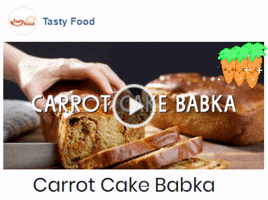 Baking Carrot Cake GIF by Gifs Lab