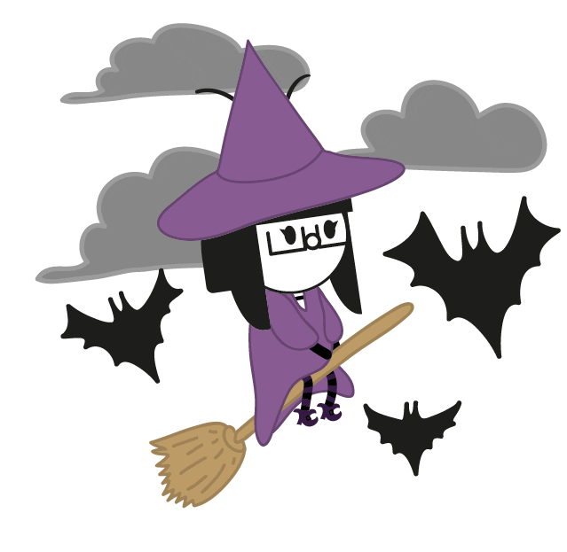 Halloween Witch Sticker for iOS & Android | GIPHY