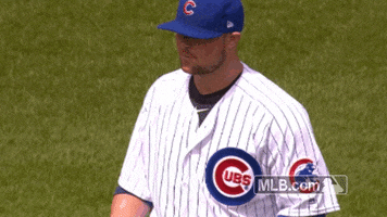 chicago cubs point GIF by MLB