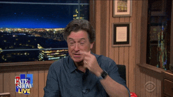 Stephen Colbert Wiping Eyes GIF by The Late Show With Stephen Colbert