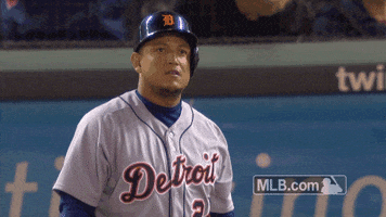 Major League Baseball Wow GIF by Detroit Tigers