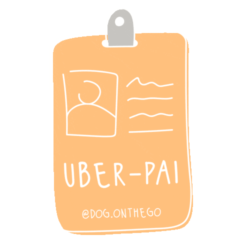 Sticker by dog on the go