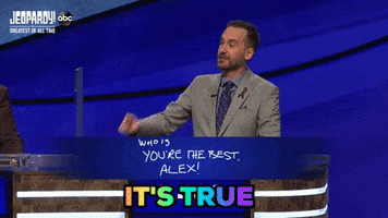 The Greatest Of All Time GIF by Jeopardy!