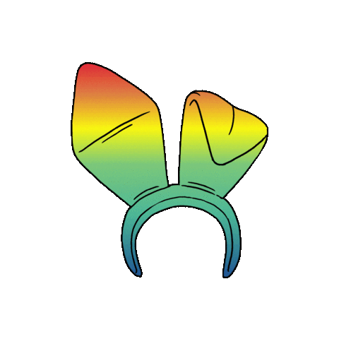 Pride Bunnyears Sticker by Playboy