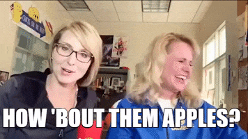 Apples What Do You Think Of That GIF by Chicks on the Right