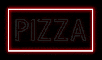 Pizza Neonred GIF by AllWriteByMe
