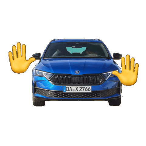 Car Driving Sticker by Škoda Global