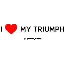 Triumph España Sticker