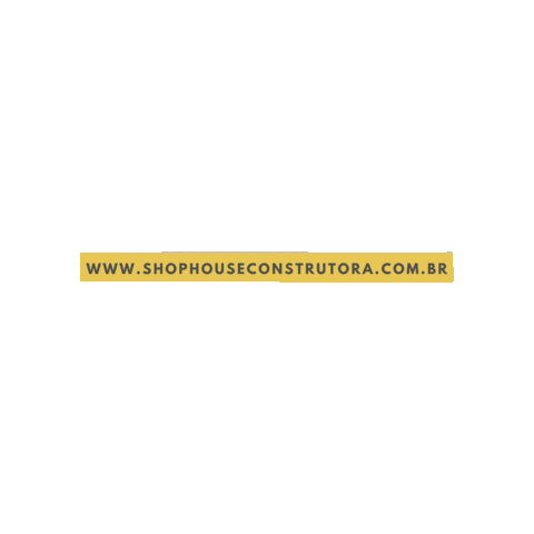 Shop House Construtora Sticker