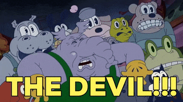 The Devil Lol GIF by Friendly Neighbor Records