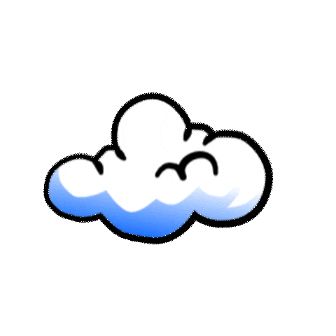 Cloud Wolke Sticker by startgmbh