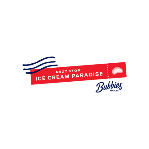 Bubbies Mochi Ice Cream Sticker