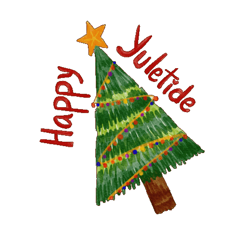 Yule Yuletide Sticker by Astromistica