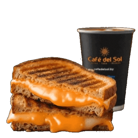 Grilled Cheese Cayman Sticker by Cafe Del Sol