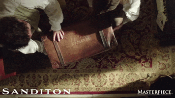 Suitcase Trunk GIF by MASTERPIECE | PBS