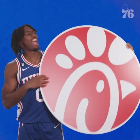 Chick Fil A Sixers GIF by Philadelphia 76ers