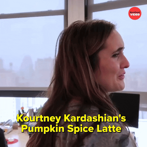 Kourtney Kardashian Fall GIF by BuzzFeed