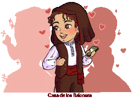 In Love Corazon Sticker by La Casa de Los Balcones