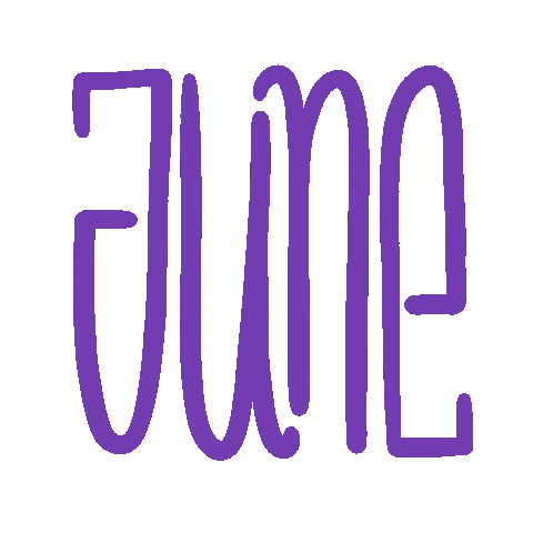 June Months Of The Year Sticker