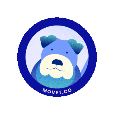 Dog Pet Sticker by Movet