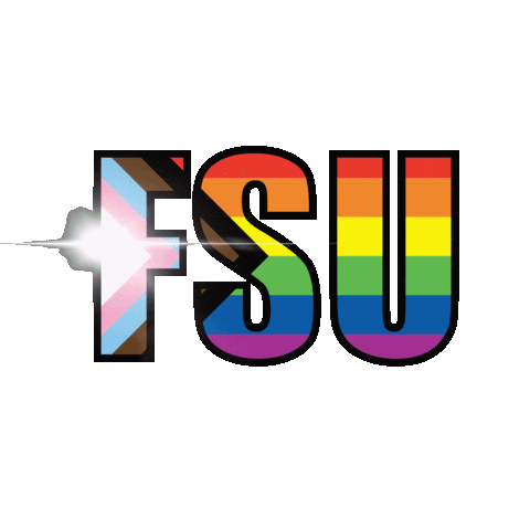 FSU Rainbow Sticker OR Magnet