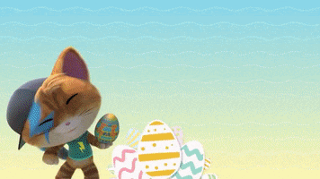 Happy Easter GIF by 44 Cats
