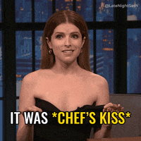 Anna Kendrick Thank You GIF by Late Night with Seth Meyers