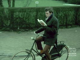 Bookworm Texting And Driving GIF by Beeld & Geluid