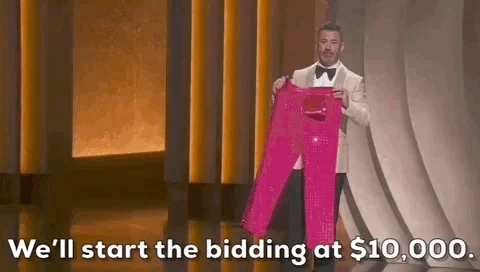 Bidding Jimmy Kimmel GIF by The Academy Awards