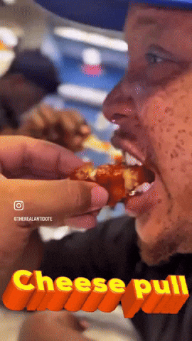 Cheese Pull GIF