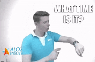 What Time Is It GIF by ALO7 • Love to Learn