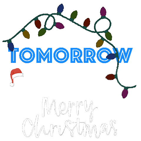 Merry Christmas Sticker by Tomorrow dent