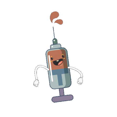 Flu Needle Sticker by UTHealth Houston