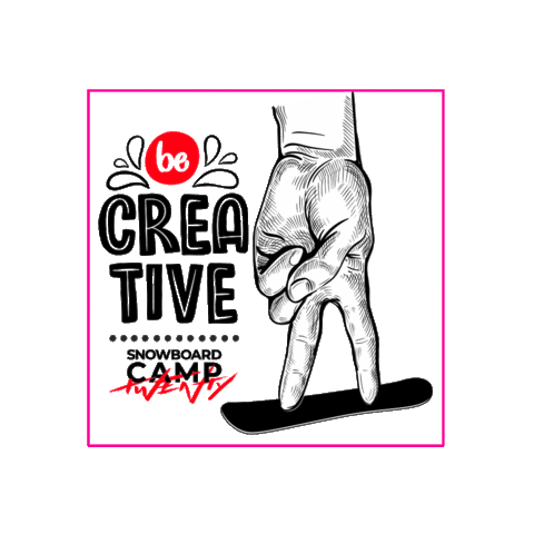 Becreative Sticker by snowboard_camp_twenty