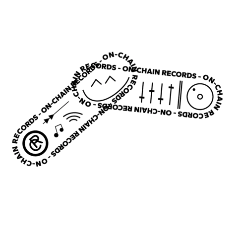 On-Chain Records Sticker