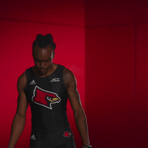 Track And Field Go Cards GIF by Louisville Cardinals