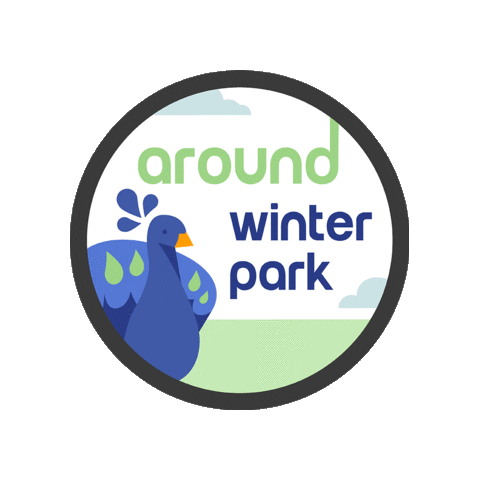 Winter Park Bird Sticker by Becoming A Local
