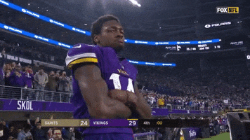 stefon diggs pout GIF by Minnesota Vikings