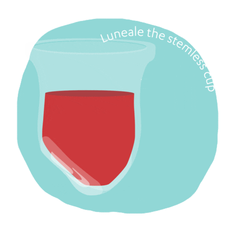 Blood Cup Sticker by Luneale